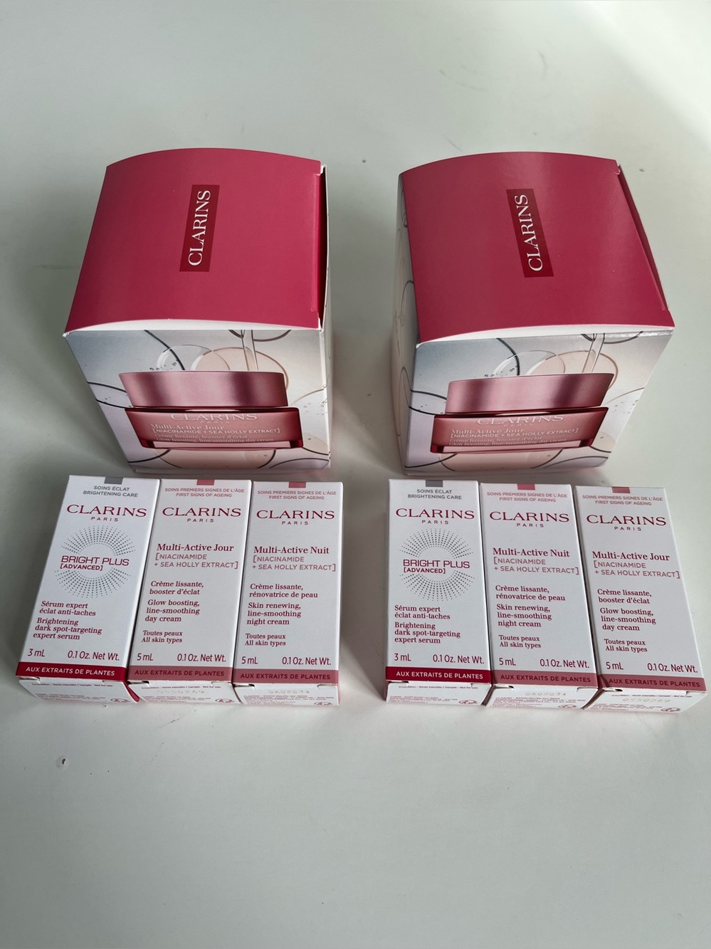 Clarins Multi- Active Cream Set – Day & Night (Set of 2)